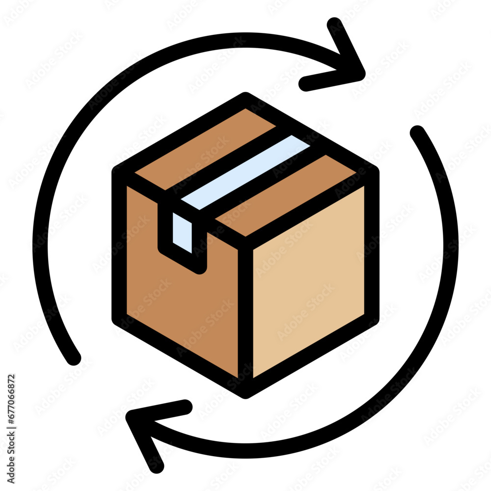 Circulation Outline Color Icon. Included in Delivery Pack Icon. Circulation Outline Color Icon. Included in Delivery Pack Icon.