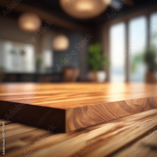 Empty Table Background: Blank Canvas for Your Product Showcase