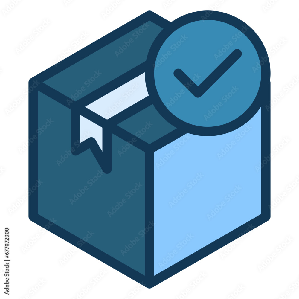 Package Blue Icon. Included in Delivery Pack Icon. Package Blue Icon. Included in Delivery Pack Icon.