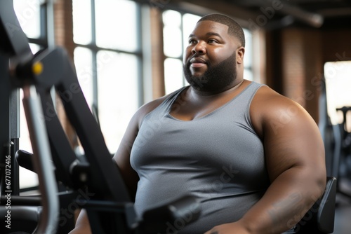 a Plus Size Man Gym Workout Routine