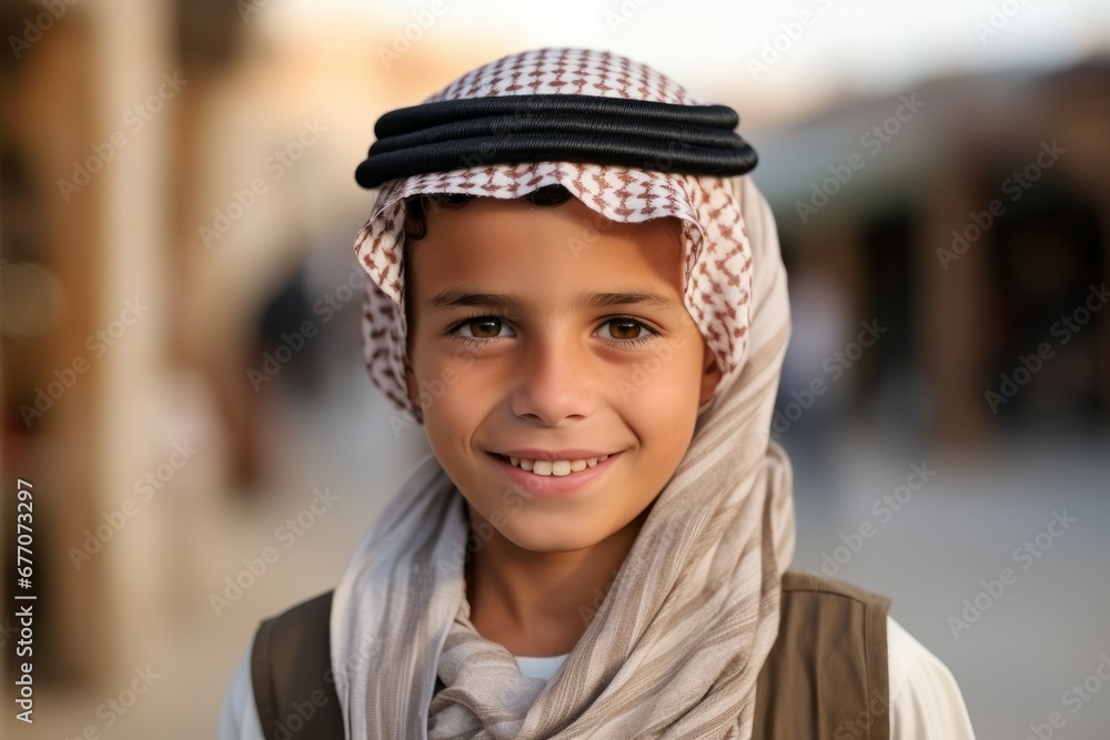 an arab little boy smile at camera an arab little boy smile at camera