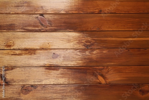 Texture of wooden surface as background, top view