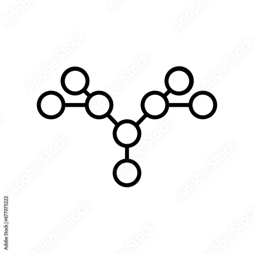 glucose line icon