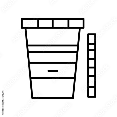 urine test line icon