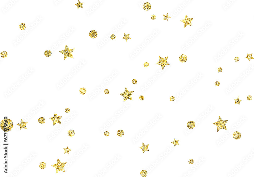 Golden decorative confetti Golden decorative confetti