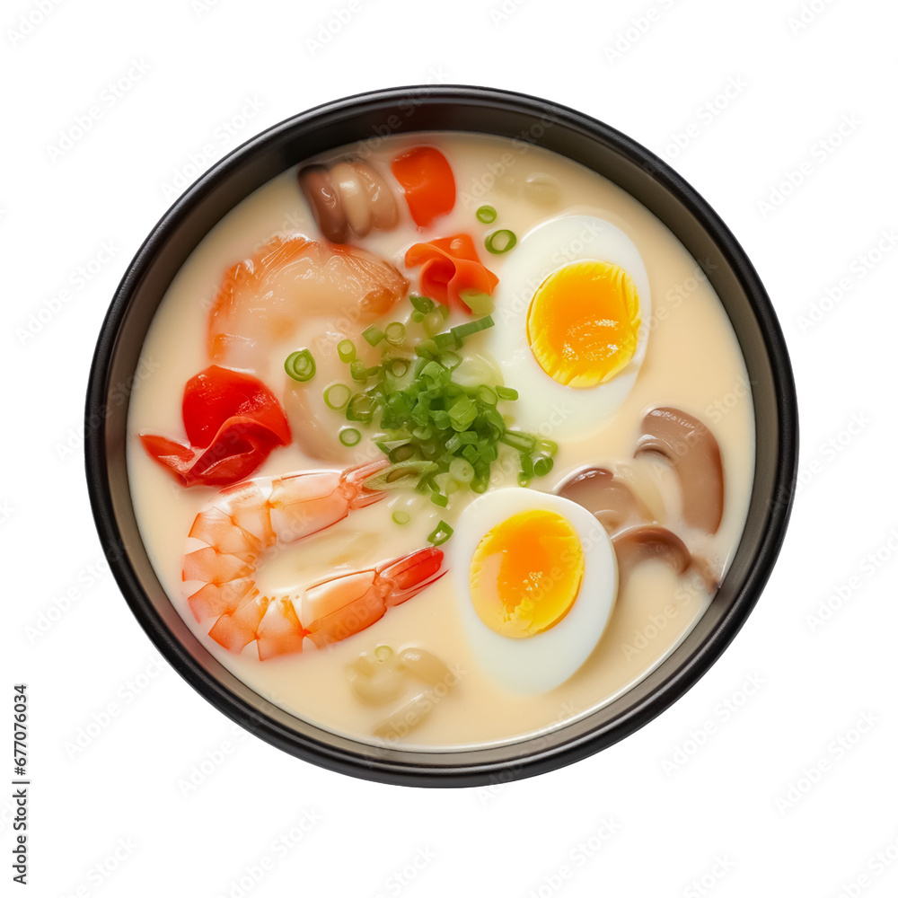 Chawanmushi isolated on white background, Japanese most famous food Chawanmushi isolated on white background, Japanese most famous food