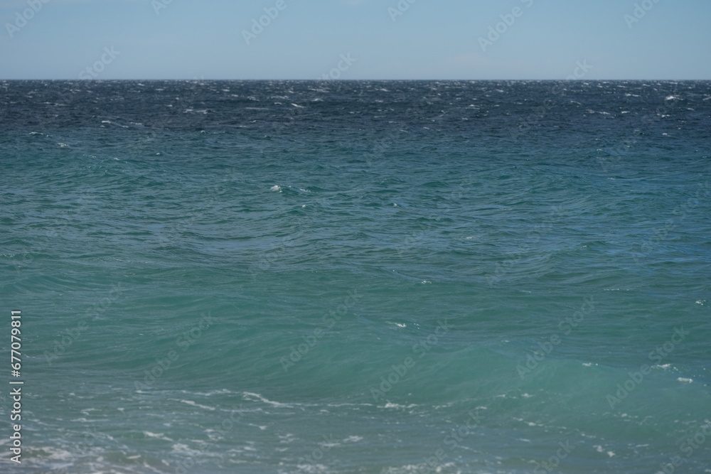 background of empty horizon over sea surface with sunny weather background of empty horizon over sea surface with sunny weather