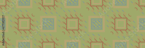 American ethnic native pattern.Traditional Navajo,Aztec,Apache,Southwest and Mexican style fabric pattern.Abstract vector motifs pattern.Design for fabric,clothing,blanket,carpet,woven,wrap,decoration