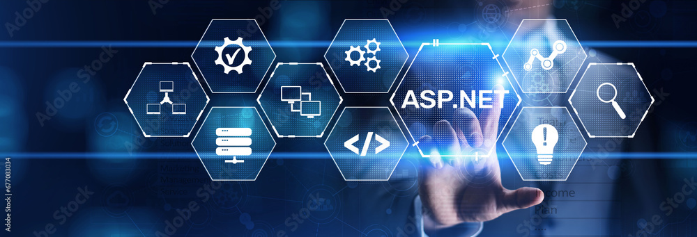 Asp.net web-application software development platform. Programming ...