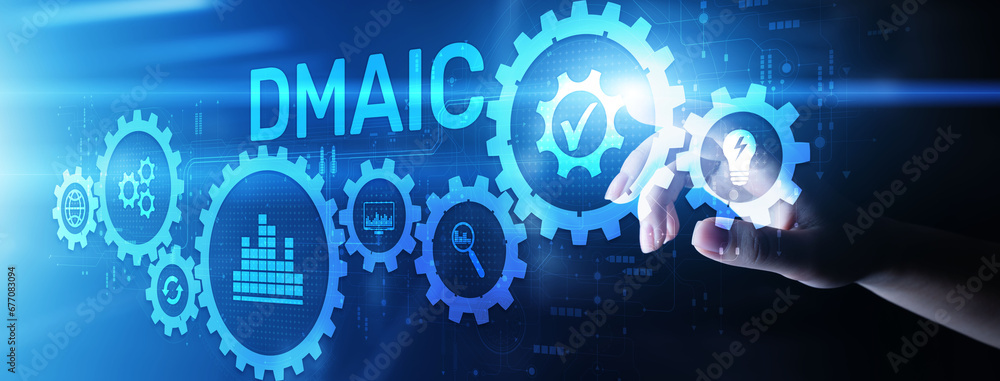 DMAIC SIx sigma lean manufacturing development technology concept. DMAIC SIx sigma lean manufacturing development technology concept.