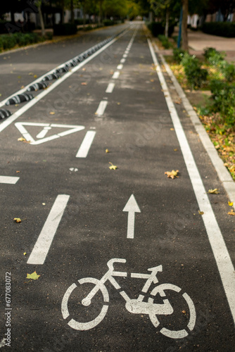 Wallpaper Mural bike lane in the city Torontodigital.ca