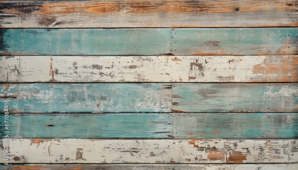 Naklejka premium aged horizontal wood background