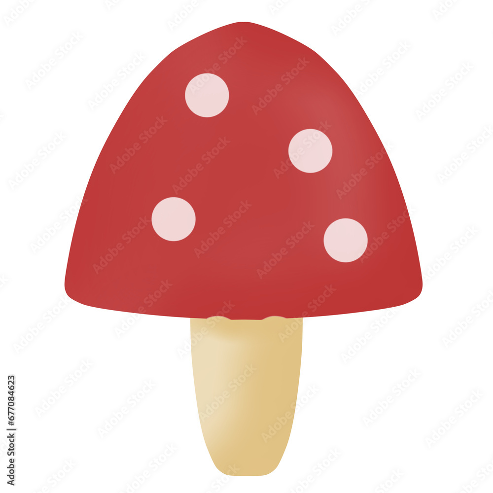 mushroom cartoon illustration