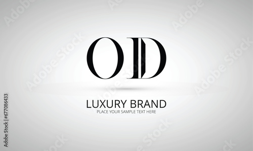 OD O od initial logo | initial based abstract modern minimal creative logo, vector template image. luxury logotype logo, real estate homie logo. typography logo. initials logo
