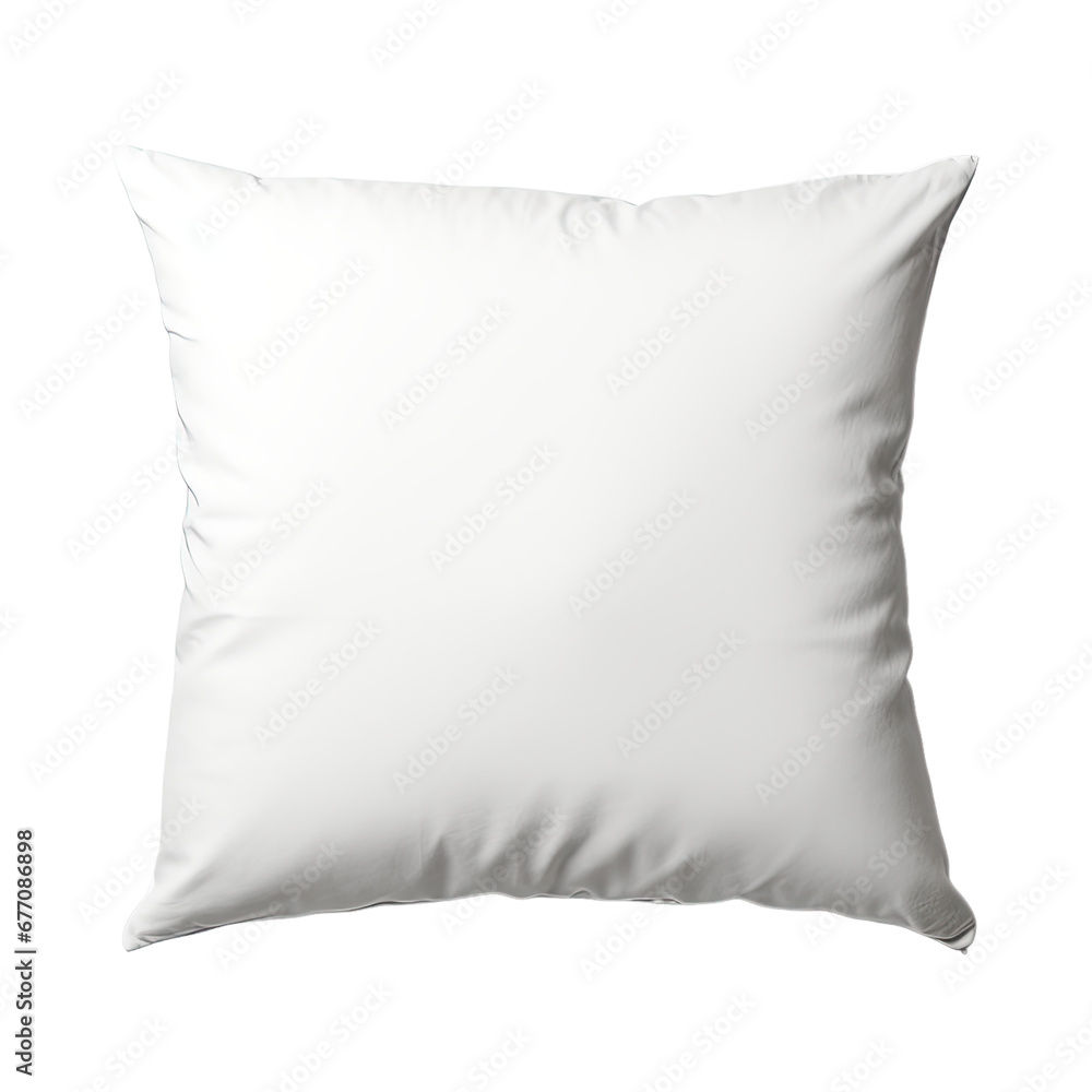 White pillow isolate on transparent background White pillow isolate on transparent background