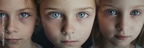 A pediatric patient exhibiting signs of eye disorder - Asymmetric pupil size (Anisocoria)