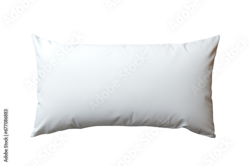 White pillow isolate on transparent background