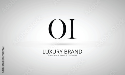 OI O oi initial logo | initial based abstract modern minimal creative logo, vector template image. luxury logotype logo, real estate homie logo. typography logo. initials logo