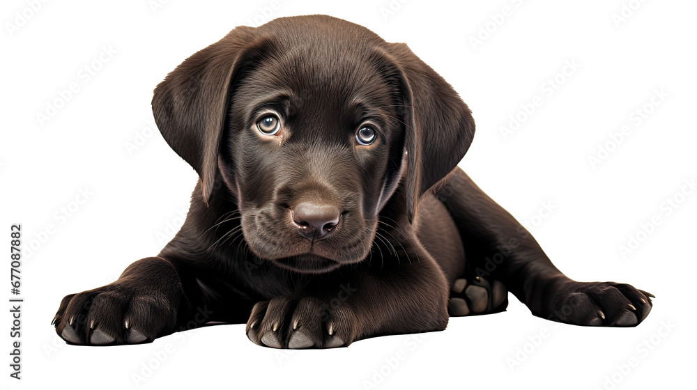 Labrador Retriever puppy AI generative Labrador Retriever puppy AI generative