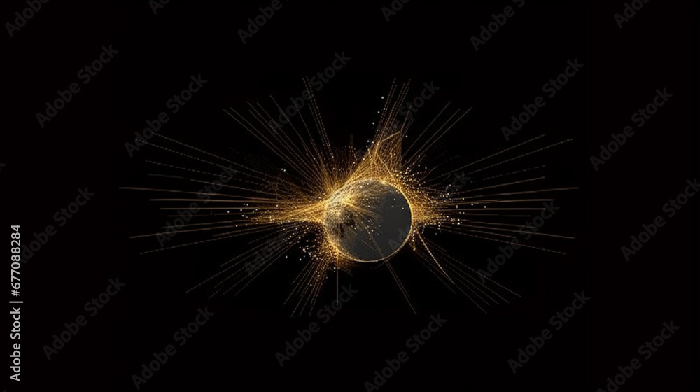 Naklejka premium Information Cloud series. Background composition of connected abstract elements