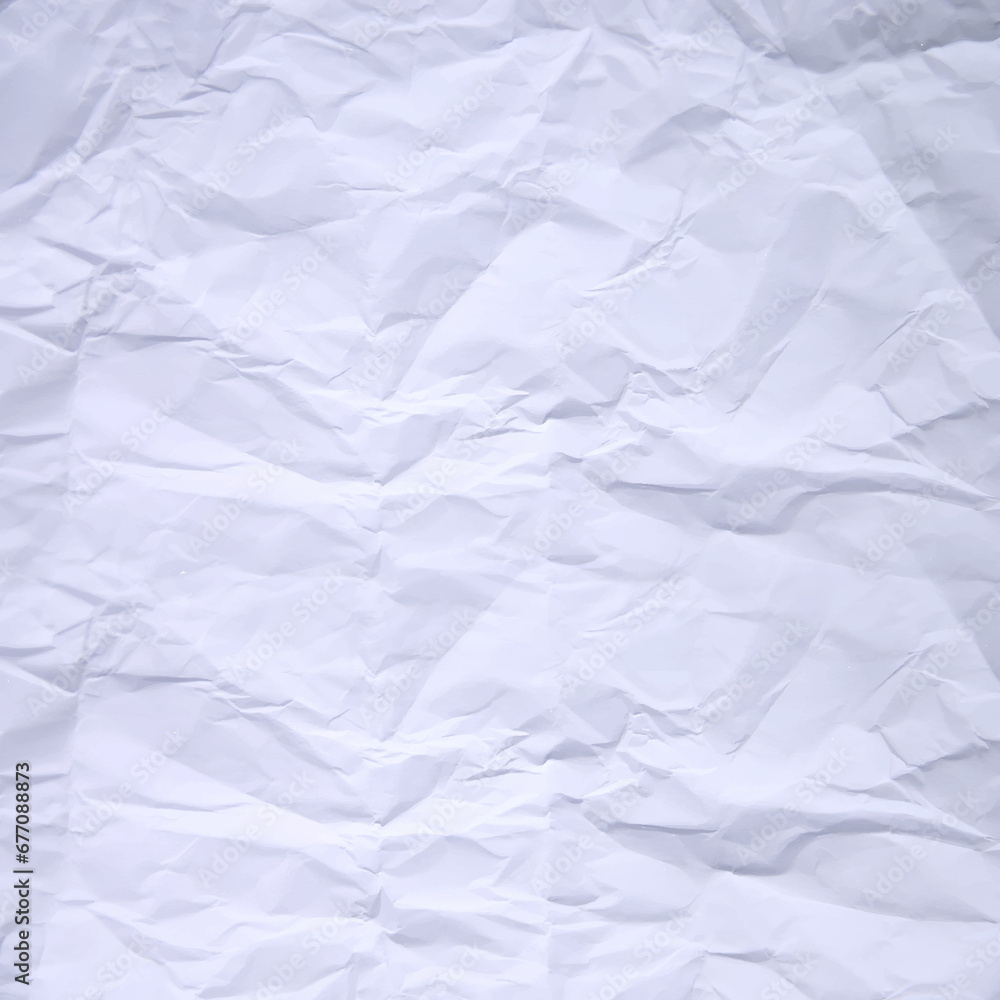 White crumpled paper texture creased wrinkled paper grain background sheet 