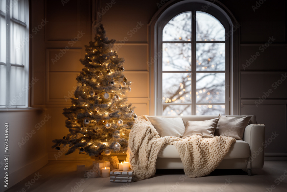 A fusion of elegance and festivity in interior decor A fusion of elegance and festivity in interior decor