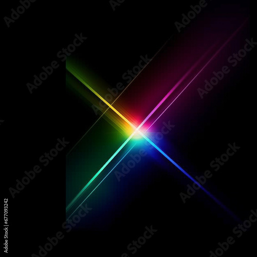 Geometric multicoloured intersecting lines