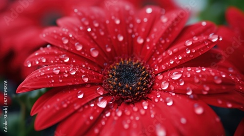 A Symbol of Purity and Beauty, Featuring Bright Red Gerbera.