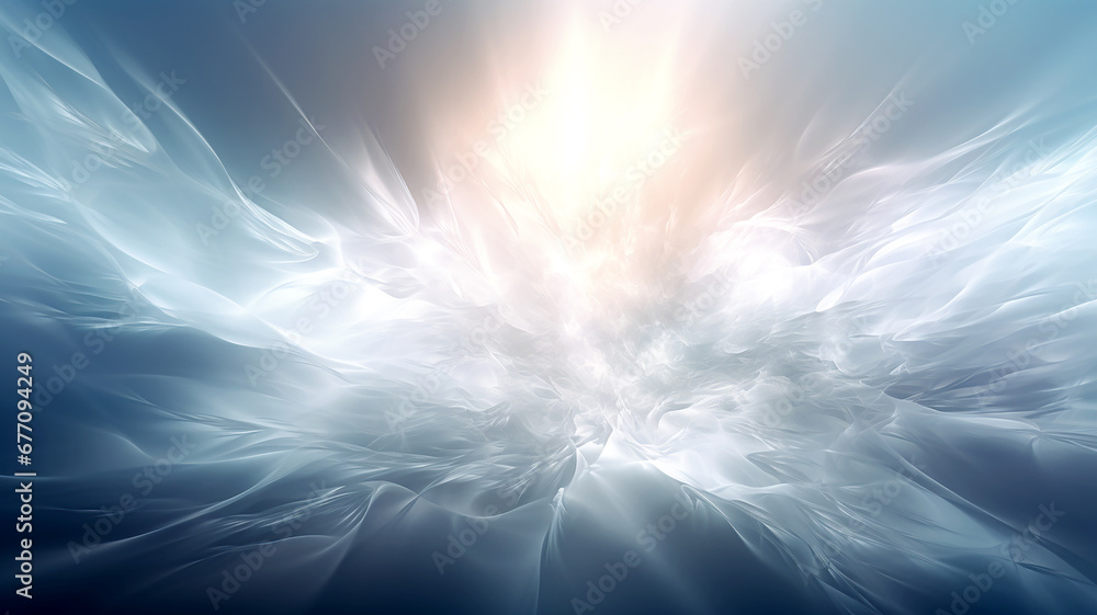 Abstract white transparent parallax perspective supernatural divine glow Abstract white transparent parallax perspective supernatural divine glow