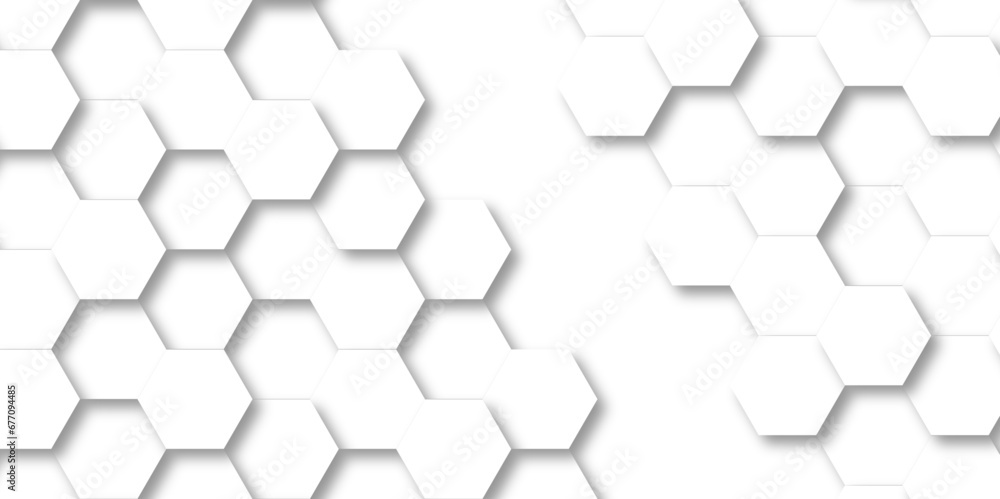 Seamless pattern with hexagons. Abstract background with hexagon and white Hexagonal Background. Luxury White Pattern. Vector Illustration. 3D Futuristic abstract honeycomb mosaic white background. Seamless pattern with hexagons. Abstract background with hexagon and white Hexagonal Background. Luxury White Pattern. Vector Illustration. 3D Futuristic abstract honeycomb mosaic white background.