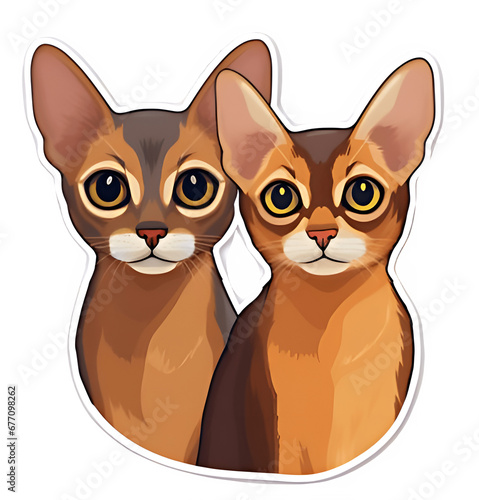 Abyssinian cats