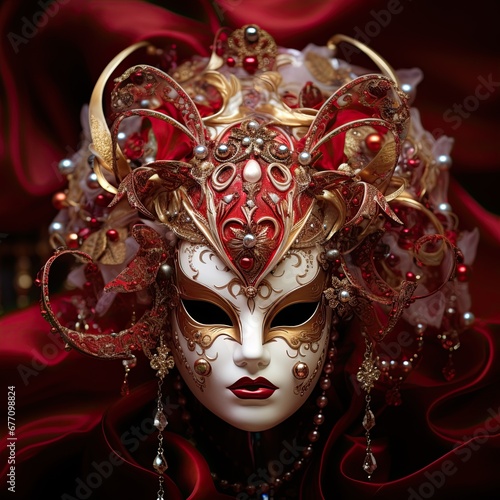 An ornate Venetian xmas mask