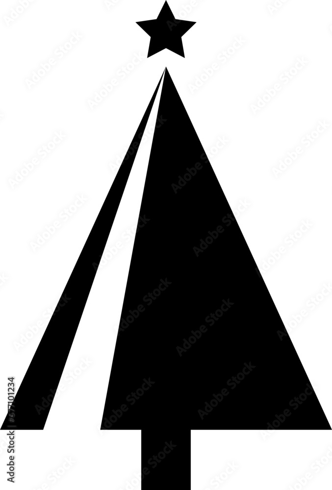 Christmas tree, spruce, pine icon vector image. Christmas tree, spruce, pine icon vector image.