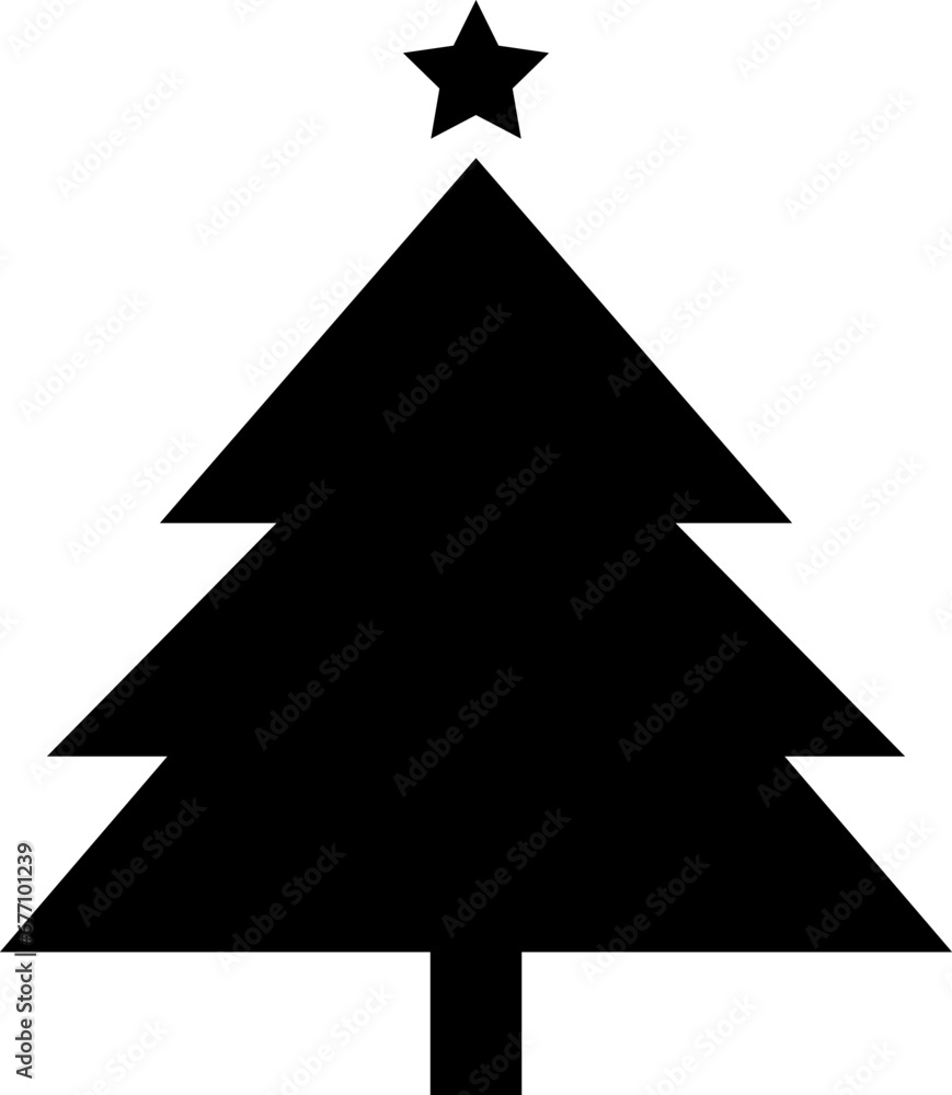 Christmas tree, spruce, pine icon vector image. Christmas tree, spruce, pine icon vector image.
