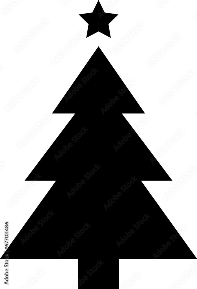 Christmas tree, spruce, pine icon vector image. Christmas tree, spruce, pine icon vector image.