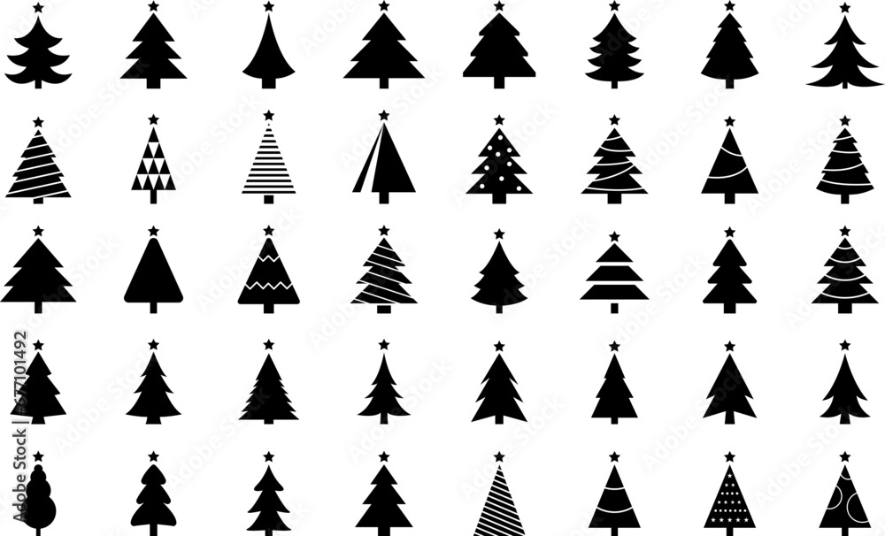 Christmas tree, spruce, pine icon vector image. Christmas tree, spruce, pine icon vector image.
