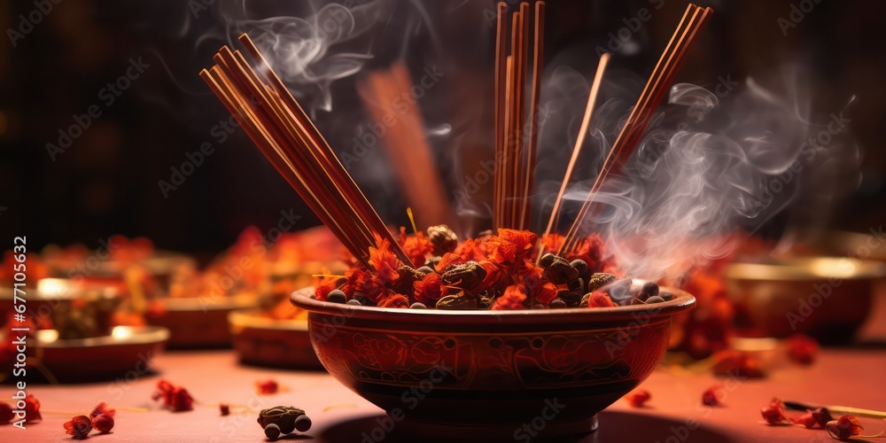 Incense Sticks or Burners Burning incense is a traditional practice to