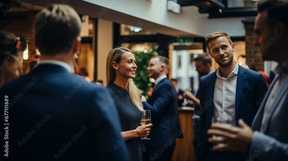 Business networking event