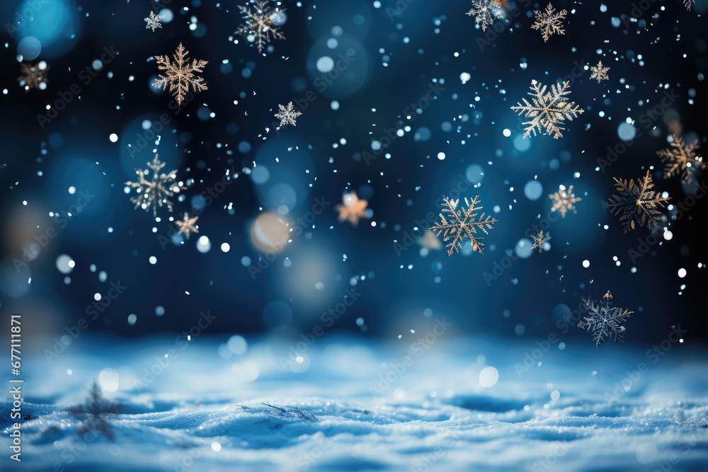 christmas tree and snowflakes christmas tree and snowflakes