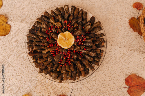 Weinblätter kochen gefüllte Weinblätter arabisch vegan lecker restaurant