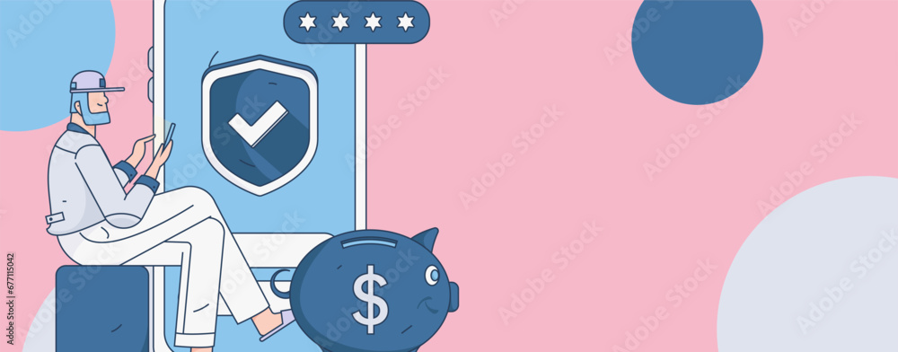 Internet financial management investment flat vector concept operation hand drawn illustration
Internet financial management investment flat vector concept operation hand drawn illustration