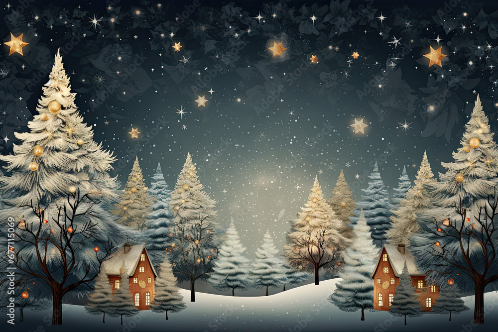Beautiful Christmas decoration background for wallpaper, presentation and gift card