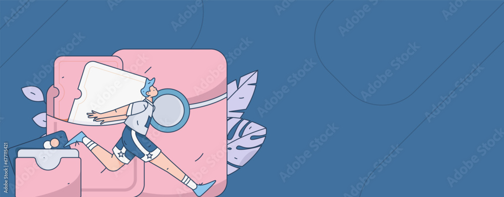 Internet financial management investment flat vector concept operation hand drawn illustration
Internet financial management investment flat vector concept operation hand drawn illustration