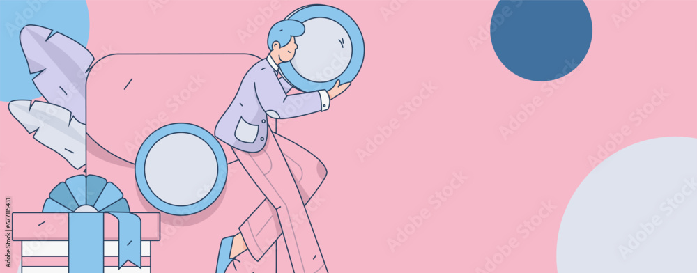 Internet financial management investment flat vector concept operation hand drawn illustration
Internet financial management investment flat vector concept operation hand drawn illustration
