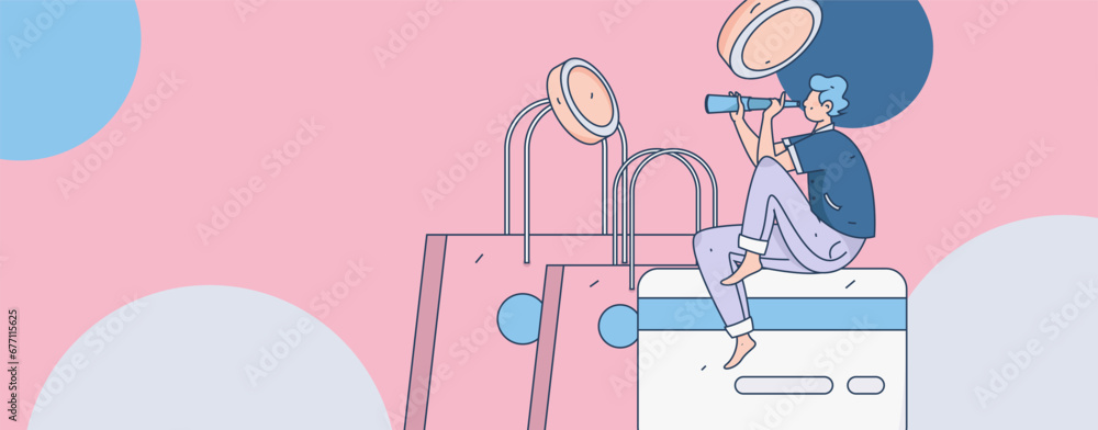 Internet financial management investment flat vector concept operation hand drawn illustration
Internet financial management investment flat vector concept operation hand drawn illustration