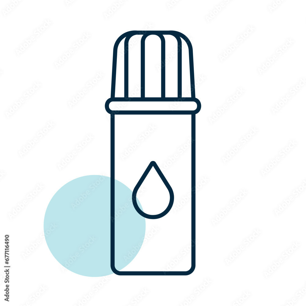Whipped cream aerosol can vector icon Whipped cream aerosol can vector icon