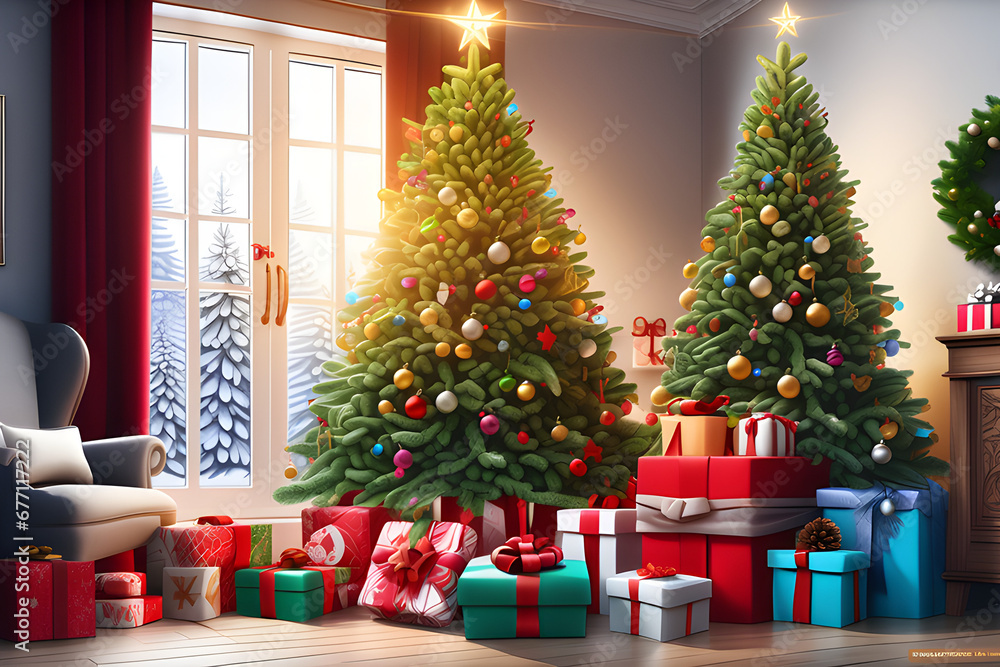 christmas tree and gifts.
Gernerative AI. christmas tree and gifts.
Gernerative AI.