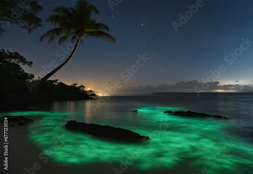 Luminous Lagoon: Jamaica's Glistening Bioluminescence.