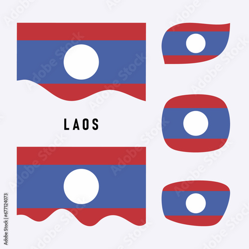 Flag of Laos Free Download Flag of Laos - GFXLoad