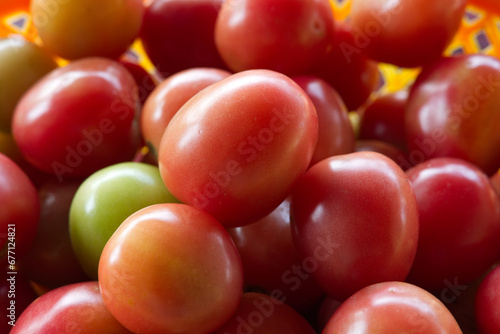 Red tomatoes. A pile of tomatoes. © Nicorescu